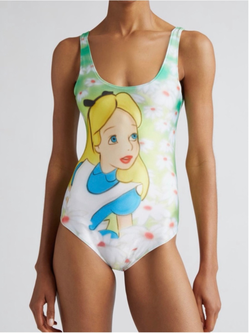 Stockholm Surfboard Club Disney Alice in Wonderland Airbrushed Swimsuit